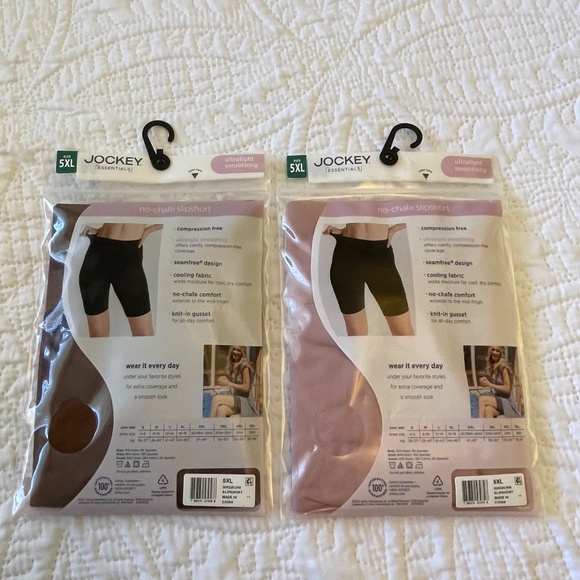 NEW 2 packs Jockey Tummy Smoothing Ultralight Slipshort 5XL - Picture 7 of 7